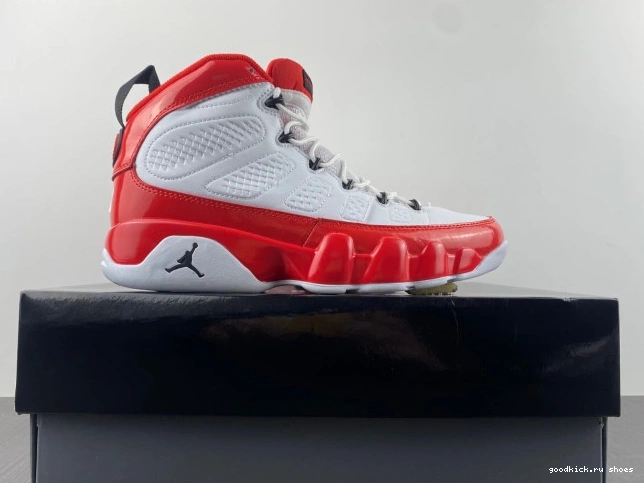 Cheap Gym Jordan 9 302370-160 Red Air Retro White 0712